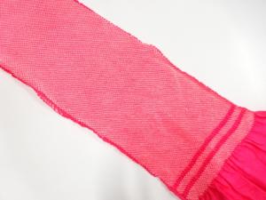 正絹　絞り　振袖用帯揚げ